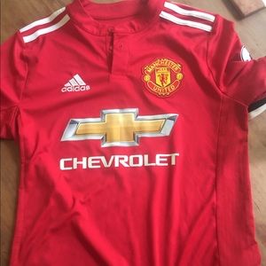 Authentic Boys Man U Jersey